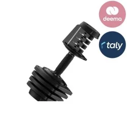 Smart Adjustable Dambell - Weight 18 kg - One Piece _ Black